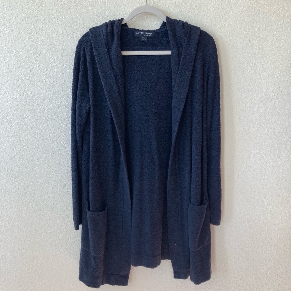 Barefoot Dreams CozyChic Lite Hooded Cardigan